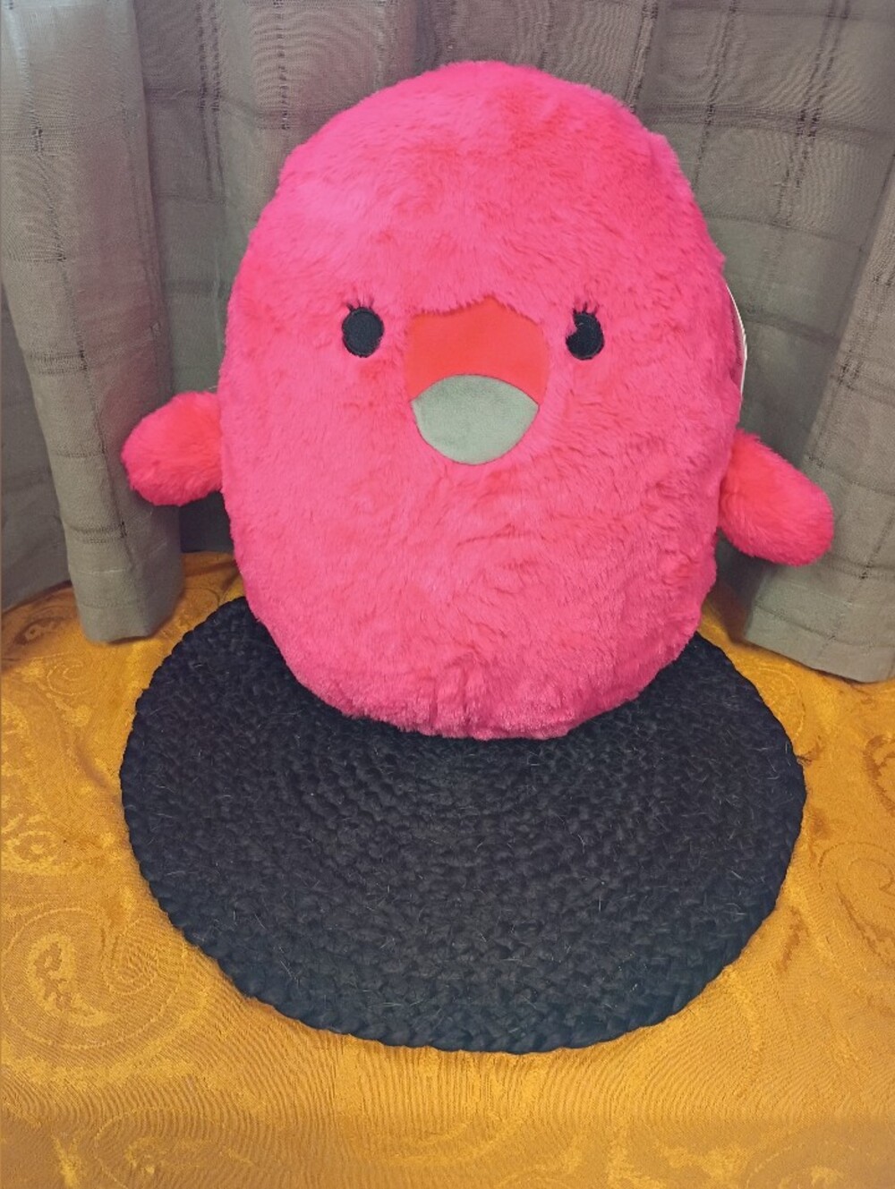 NWT Original Squishmallows Fuzz A Mallow Cookie The Pink Flamingo Size 12"